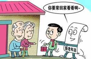 新老年法实施后首例精神赡养案