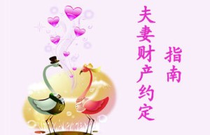 夫妻财产约定应注意的问题