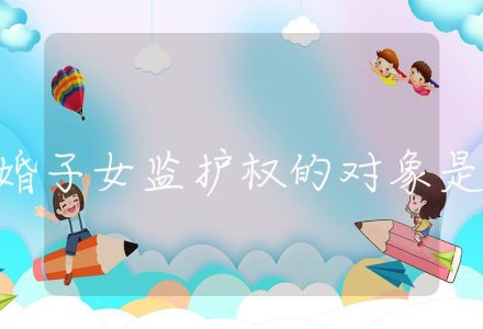 离婚子女监护权的对象是谁,子女监护权的法律主体和对象_辰美法律